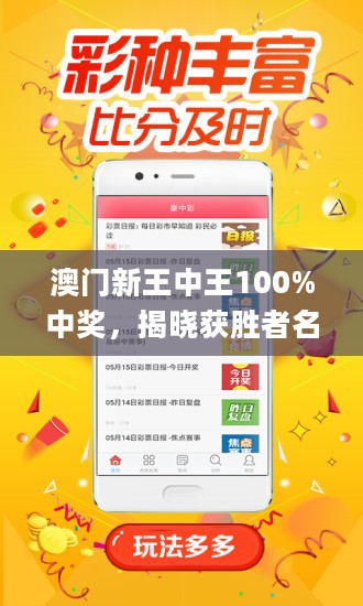 揭秘新澳門(mén)王中王，100%期期中背后的奧秘，揭秘新澳門(mén)王中王期期中奧秘，真相大揭秘